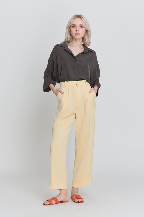 TRES FASHION | CLOTHES : BAKKU PANTS CUSTARD